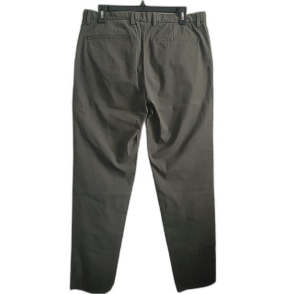 Theory Men's Blake Patton Slim Fit chino Pants size 33 Olive Green - Picture 2 of 13